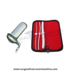 Hegar uterine dilator 3 pieces set,3-4, 5-6, 17-18, collin large